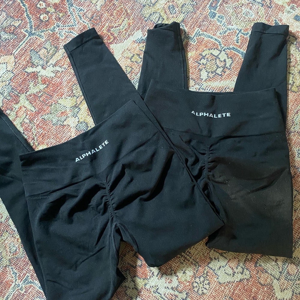 2 pair! Alphalete amplify leggings